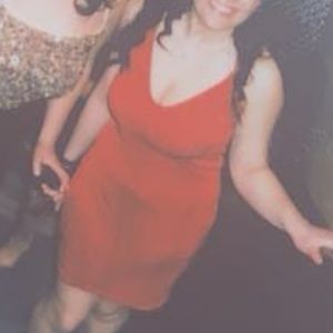 Red Backless Dress